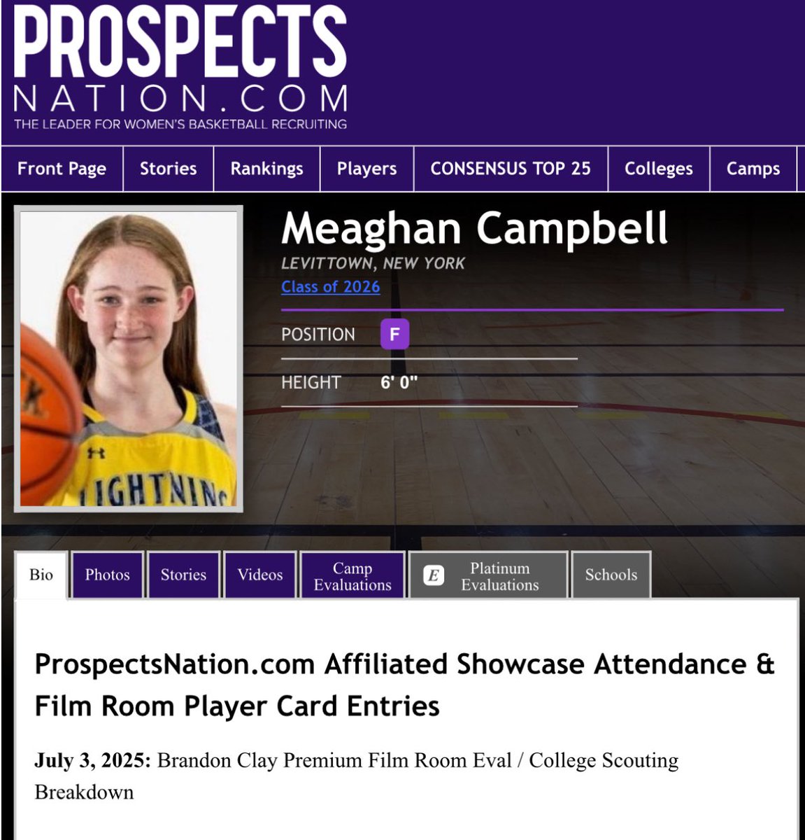 B r a n d o n C l a y (@brandonclaypsb) on Twitter photo <a href="/bclayfilmroom/">Brandon Clay Film Room</a> <a href="/BClayScouting/">Brandon Clay Scouting</a> <a href="/IvyEdwards908/">Ivy Edwards</a> <a href="/AvaMcCarthy05/">Ava McCarthy</a> <a href="/alexalane123/">Alexa Lane</a> <a href="/Addisen_Person/">Addisen Person</a> <a href="/bwurmbasketball/">Bella Wurm</a> <a href="/AllyCalahan30/">Ally Calahan</a> <a href="/AverySkaggs2029/">Avery Skaggs 2029</a> <a href="/35Avary/">Avary Campbell 🏀</a> <a href="/JMPate2010/">Jessica Pate</a> <a href="/parkerminzel/">parker minzel</a> <a href="/livwitkowski/">Olivia Witkowski</a> <a href="/NikkiGustaf/">Nikki Gustafson</a> <a href="/VinceSmithPSB/">Vincent Smith</a> <a href="/KristyELane/">Kristy Lane</a> <a href="/KamrynFox23/">Kamryn Fox</a> <a href="/ashlyn_evans29/">Ashlyn Evans</a> <a href="/Rachaelhoopster/">Rachael Roberts</a> <a href="/LauraArstikaits/">Laura Arstikaitis</a> <a href="/Paulaarobertson/">Paula Robertson</a> <a href="/OliveWhitney32/">Olive Whitney</a> <a href="/EllieMaj22/">ellie_maj22</a> <a href="/AvaOlivarez2029/">Ava Olivarez</a> <a href="/ProspectsNation/">ProspectsNation.com</a> <a href="/BClayShowcases/">Brandon Clay Showcases</a> <a href="/AddisynBoyle3/">Addisyn Boyle</a> <a href="/SMcNeece30/">Sophia McNeece</a> <a href="/SarahFluty/">Sarah Fluty</a> <a href="/NaomiEGill/">Naomi Gill</a> <a href="/Ally10Bucket/">Ally Perrin</a> <a href="/WrigleyGreen/">Wrigley Green</a> <a href="/SophiaSco12/">Sophia Scovitch</a> <a href="/AbbeyMarie221/">Abbey Sachanowicz</a> <a href="/Lily_Carr5/">Lily Carr</a> <a href="/AddyBjorklund27/">Addison Bjorklund</a> <a href="/livloveday_21/">𝐎𝐥𝐢𝐯𝐢𝐚 𝐋𝐨𝐯𝐞𝐝𝐚𝐲</a> <a href="/Aubrigibbs2031/">Aubriana Gibbs</a> <a href="/KHeberle2027/">KaydenHeberle</a> <a href="/kennasolomon2/">mckenna solomon</a> Brandon Clay 🎥 Premier Film Room Evals | College Scouting Breakdown | Powered x @bclayscouting
“The Best Evals & Marketing in 🏀.”
Newest Premium Eval: ‘26 Meaghan Campbell (NY)🚨
Her evaluation from my MacBook went live this morning.
Who Will Unlock Their Eval Next 👀 <a href="/bclayfilmroom/">Brandon Clay Film Room</a> <a href="/BClayScouting/">Brandon Clay Scouting</a> <a href="/IvyEdwards908/">Ivy Edwards</a> <a href="/AvaMcCarthy05/">Ava McCarthy</a> <a href="/alexalane123/">Alexa Lane</a> <a href="/Addisen_Person/">Addisen Person</a> <a href="/bwurmbasketball/">Bella Wurm</a> <a href="/AllyCalahan30/">Ally Calahan</a> <a href="/AverySkaggs2029/">Avery Skaggs 2029</a> <a href="/35Avary/">Avary Campbell 🏀</a> <a href="/JMPate2010/">Jessica Pate</a> <a href="/parkerminzel/">parker minzel</a> <a href="/livwitkowski/">Olivia Witkowski</a> <a href="/NikkiGustaf/">Nikki Gustafson</a> <a href="/VinceSmithPSB/">Vincent Smith</a> <a href="/KristyELane/">Kristy Lane</a> <a href="/KamrynFox23/">Kamryn Fox</a> <a href="/ashlyn_evans29/">Ashlyn Evans</a> <a href="/Rachaelhoopster/">Rachael Roberts</a> <a href="/LauraArstikaits/">Laura Arstikaitis</a> <a href="/Paulaarobertson/">Paula Robertson</a> <a href="/OliveWhitney32/">Olive Whitney</a> <a href="/EllieMaj22/">ellie_maj22</a> <a href="/AvaOlivarez2029/">Ava Olivarez</a> <a href="/ProspectsNation/">ProspectsNation.com</a> <a href="/BClayShowcases/">Brandon Clay Showcases</a> <a href="/AddisynBoyle3/">Addisyn Boyle</a> <a href="/SMcNeece30/">Sophia McNeece</a> <a href="/SarahFluty/">Sarah Fluty</a> <a href="/NaomiEGill/">Naomi Gill</a> <a href="/Ally10Bucket/">Ally Perrin</a> <a href="/WrigleyGreen/">Wrigley Green</a> <a href="/SophiaSco12/">Sophia Scovitch</a> <a href="/AbbeyMarie221/">Abbey Sachanowicz</a> <a href="/Lily_Carr5/">Lily Carr</a> <a href="/AddyBjorklund27/">Addison Bjorklund</a> <a href="/livloveday_21/">𝐎𝐥𝐢𝐯𝐢𝐚 𝐋𝐨𝐯𝐞𝐝𝐚𝐲</a> <a href="/Aubrigibbs2031/">Aubriana Gibbs</a> <a href="/KHeberle2027/">KaydenHeberle</a> <a href="/kennasolomon2/">mckenna solomon</a> Brandon Clay 🎥 Premier Film Room Evals | College Scouting Breakdown | Powered x @bclayscouting
“The Best Evals & Marketing in 🏀.”
Newest Premium Eval: ‘26 Meaghan Campbell (NY)🚨
Her evaluation from my MacBook went live this morning.
Who Will Unlock Their Eval Next 👀