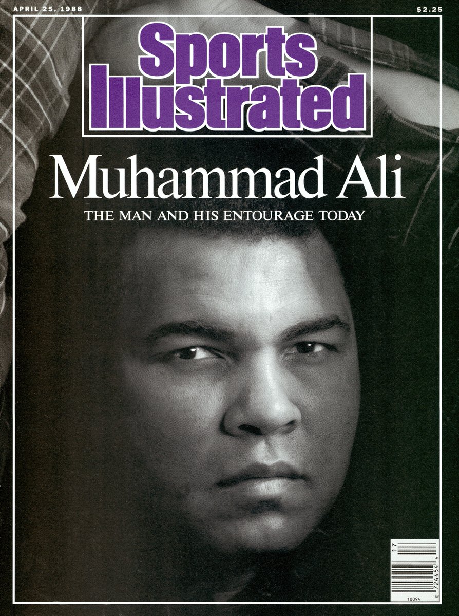 MuhammadAli's tweet image. Sports Illustrated Cover: April 25, 1988
Closeup portrait of former heavyweight champion Muhammad Ali taken on April 21, 1988.
#MuhammadAli #Icon #SportsIllustrated #Closeup #Portrait #Cover
