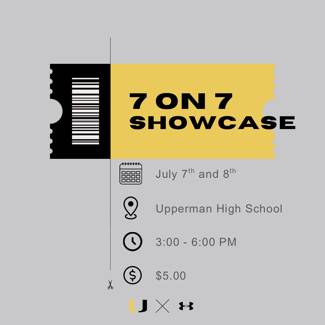 BaxterFootball's tweet image. The Annual Upperman High School 7v7 Showcase will be held Monday 7/7 & and Tuesday 7/8 from 3-6pm.
Admission $5
Habibis Mexican Food Truck and The Honeybun Food Truck will be available for food!
Come join us as we begin Summer Football!
#BaxterFootball #Team #Family