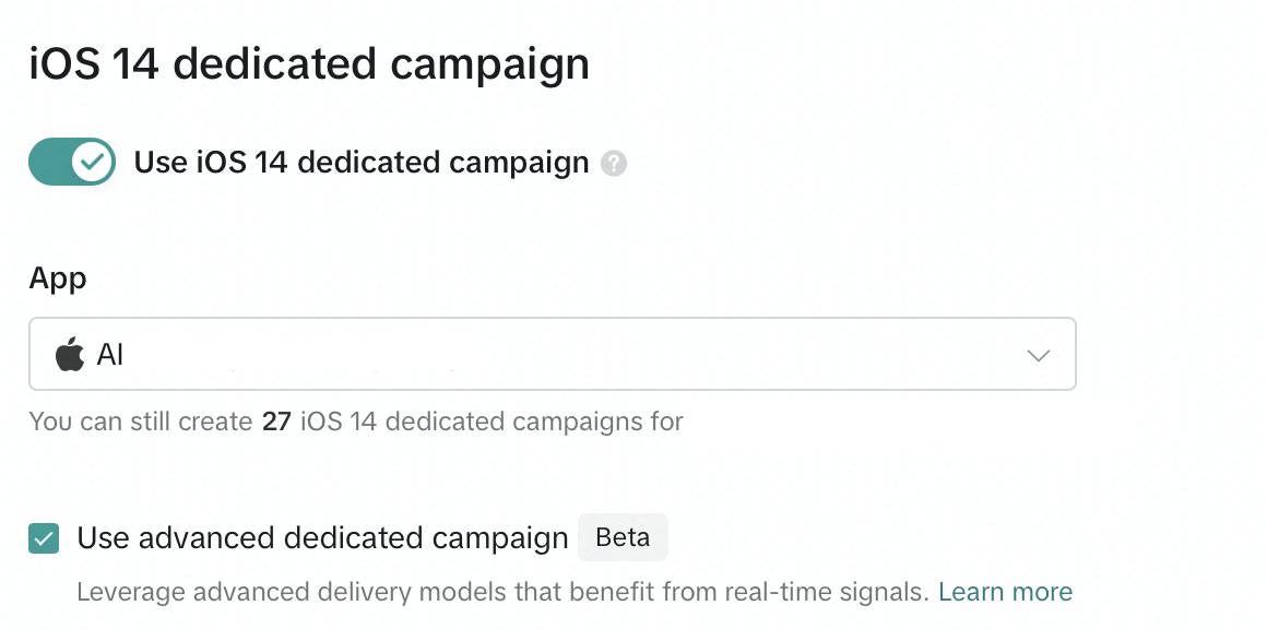 Zabolotiny's tweet image. Secret recipe to get TikTok ADC (advanced dedicated campaign) & Realtime reporting enabled: 🧪
1️⃣ Integrate MMP (AppsFlyer, Adjust, or Branch) w/ deeplinks, SKAN & ATT
2️⃣ Run SDK tests
3️⃣ Send more events
4️⃣ Enable probabilistic modeling (Branch) or disable advanced privacy…