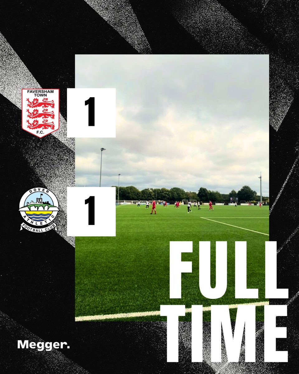 ⏱️FT | Faversham Town 1-1 Dover Athletic

A draw in our first outing. Baptiste with the equalising penalty late on.

We’re back in action at Crabble on Tuesday against Gillingham ⚽️

#DAFC | ⚫️⚪️