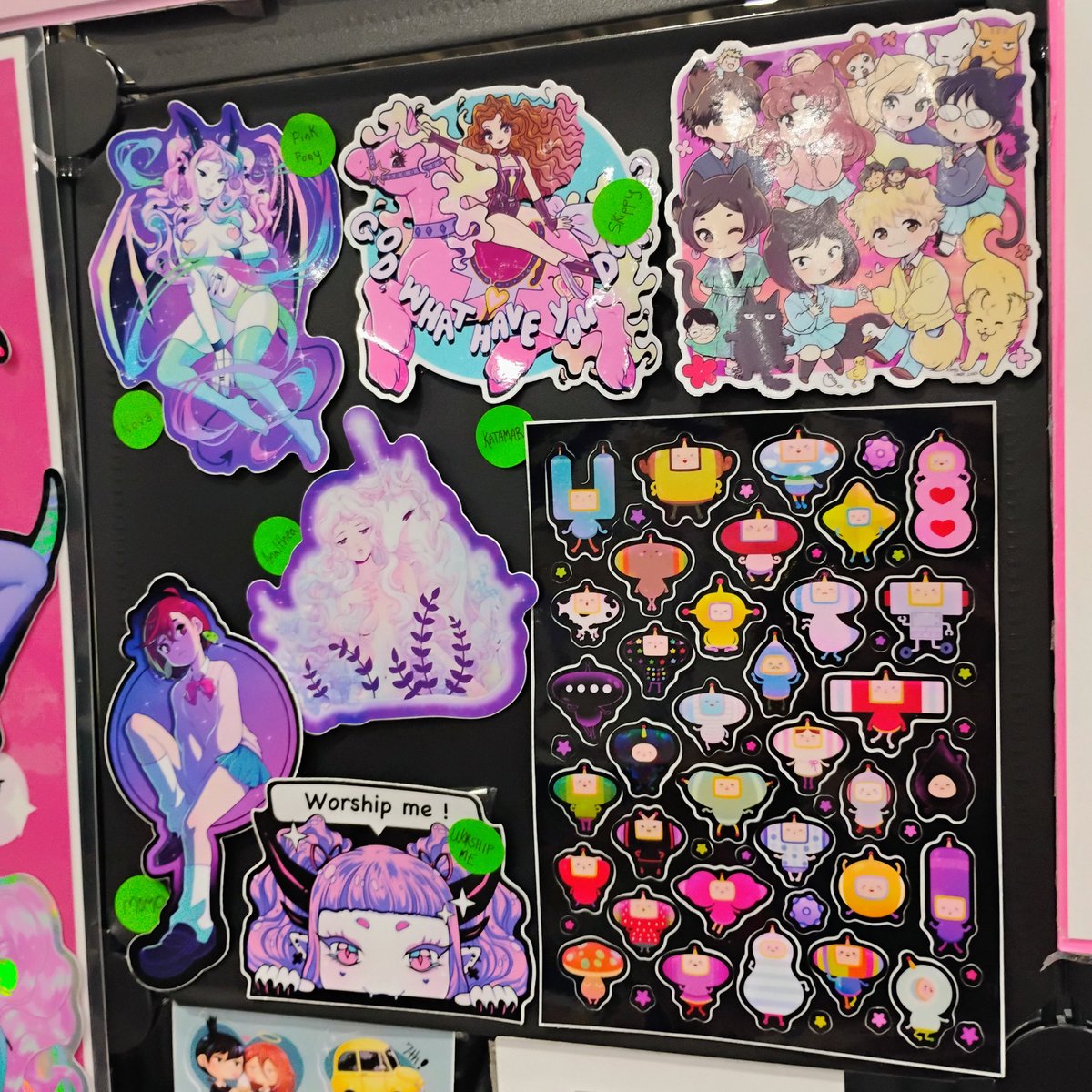 Zambicandy's tweet image. Hello @AnimeExpo day 3! Pws tell all your friends about me ๐ I am not doing well at all ๐ญ๐ฉท table L58 in the artist alley ๐๐๐