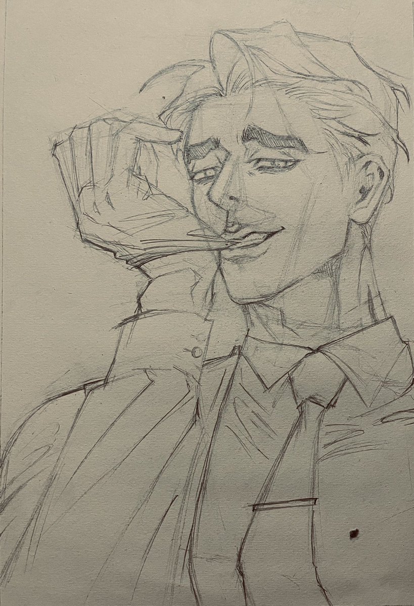 timmysoo's tweet image. I was curious what Kang Changgeon would look like in modern times, so I tried drawing him in a modern style myself.
(Spent around 3 hours sketching and did my best 😅😵💫)
#연의기록 #theheartofthelotus @magyusik_00