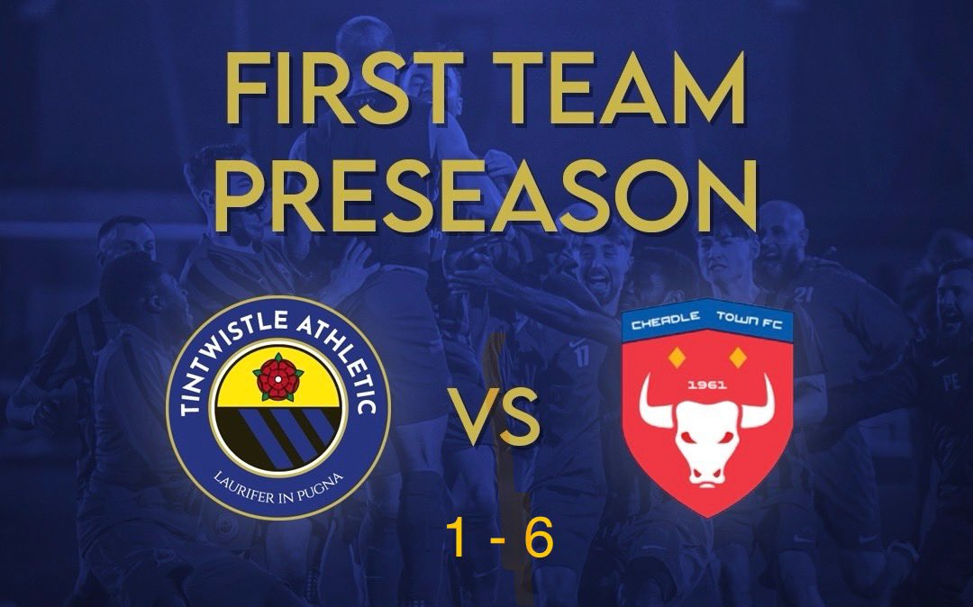 Tintwistle Athletic First Team (@tafc_firsts) on Twitter photo First run out for Preseason ends in a 6-1 defeat.
After taking the lead and holding our own for long spells in the first half we went in at the break 1-1
Today was a great test for all the lads & we thank <a href="/CheadleTownFC/">Cheadle Town FC</a> for coming to West Drive for our opening fixture. First run out for Preseason ends in a 6-1 defeat.
After taking the lead and holding our own for long spells in the first half we went in at the break 1-1
Today was a great test for all the lads & we thank <a href="/CheadleTownFC/">Cheadle Town FC</a> for coming to West Drive for our opening fixture.