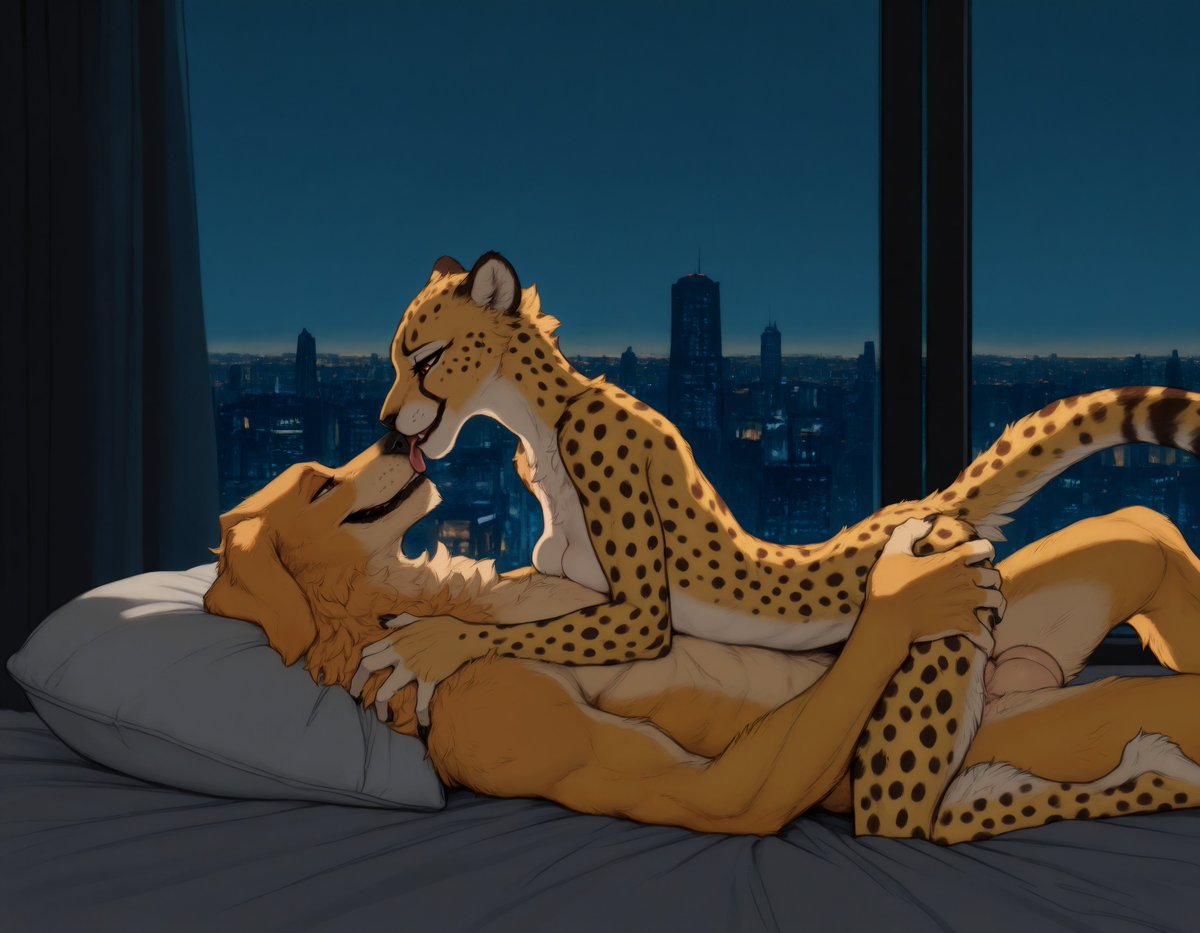another_anon12's tweet image. "Assigned pairings between cheetahs and canines are frequently criticized as demeaning or inherently unequal.
However, studies reveal 83% such partnerships evolve beyond clinical mandates within two years, with nearly nonexistent separation rates."