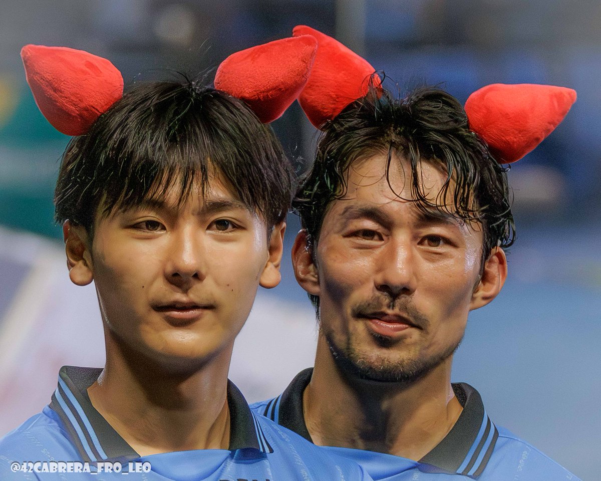 王道のカワイイとギャップ萌え❤
#神田奏真 選手 #家長昭博 選手  #frontale