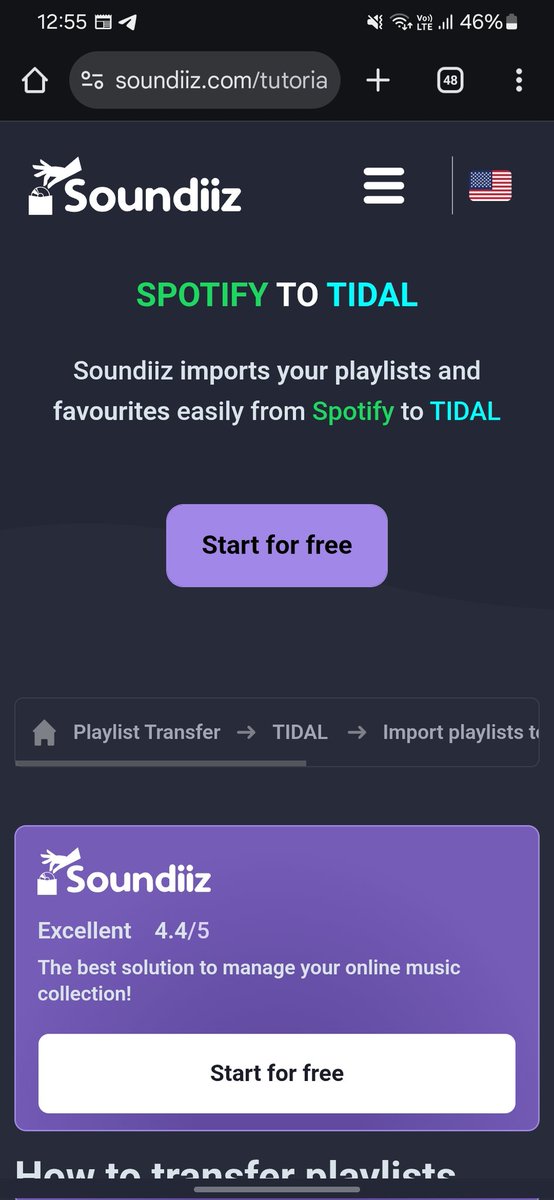 Creo que ya es tiempo de migrar de Spotify a Tidal, acá una forma fácil de hacerlo:
 soundiiz.com/tutorial/spoti…