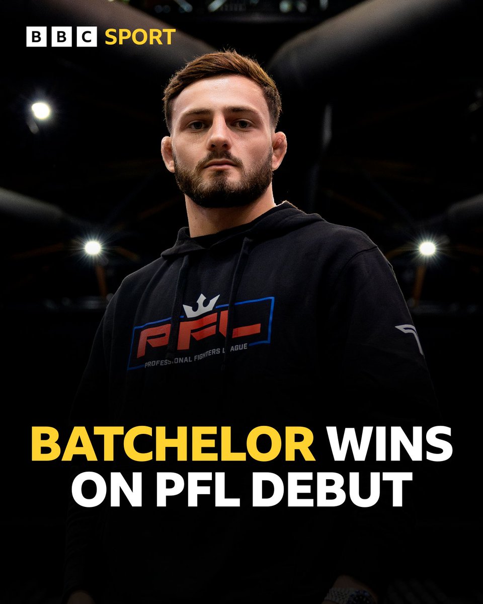 BBC Sport Wales (@bbcsportwales) on Twitter photo An impressive win from <a href="/Levi_Batch_/">Levi Batchelor</a> as he takes the third round submission win with an Ezekiel choke on his PFL debut ๐ช
#PFLBrussels An impressive win from <a href="/Levi_Batch_/">Levi Batchelor</a> as he takes the third round submission win with an Ezekiel choke on his PFL debut ๐ช
#PFLBrussels