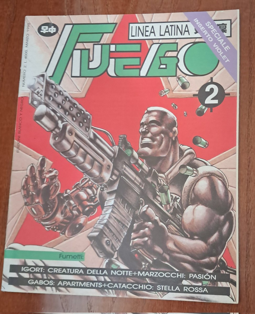 LPicentini's tweet image. Fuego N.2 - Marzo 1990, Edizioni Blanco y Negro, cop. fig., pp. 34, ill. in b/n
libreriadeipicentini@gmail.com