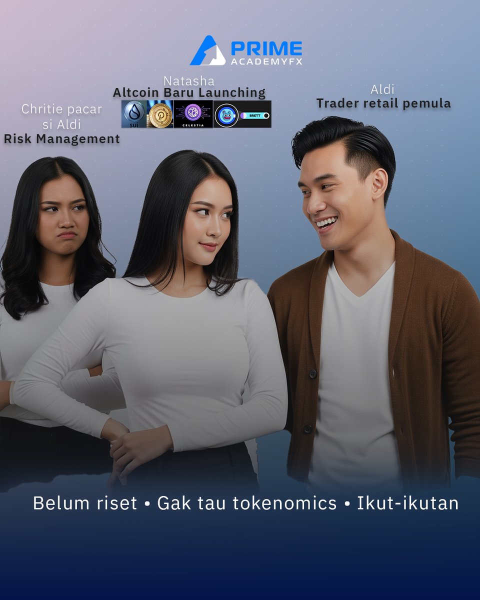 primeacademyfx's tweet photo. Liat altcoin trending dikit, langsung FOMO.
Tokenomics? Gak ngerti.
Risk management? Lupa.
Kalau tiap tren lo masuk, ujungnya bukan kaya. Tapi capek.
Belajar cara bedain hype & legit di https://t.co/H4qIaqQjkA
#Crypto #Altcoin #PrimeAcademyFX https://t.co/GBwipPncxC
