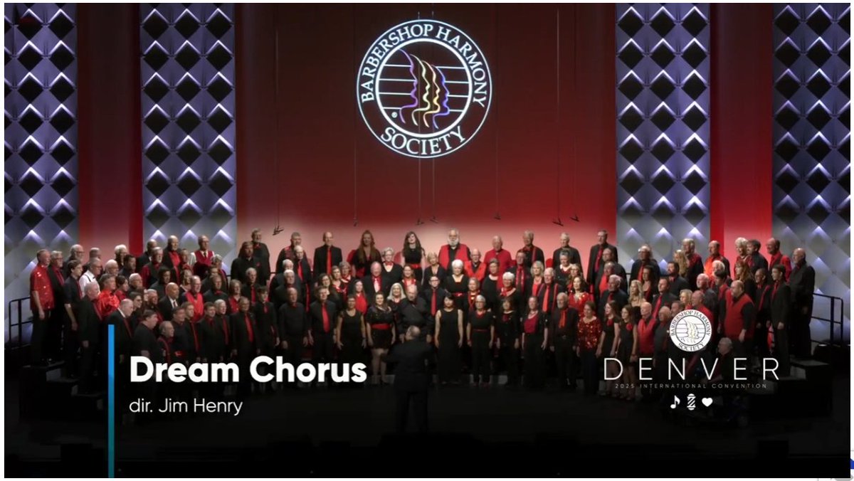 kwkmcm's tweet photo. Dream ChorusにはC.C.Catsのみほさんが！なんと1列目に！！！ #BHSDenver #BHS2025 https://t.co/UPkMZ4wric