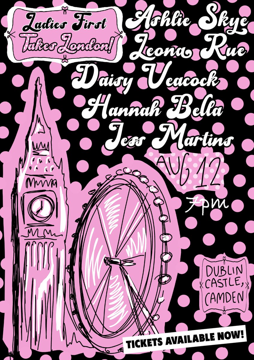 BEST LINE UP EVER just dropped !! See u Aug 12th (AND tickets are literally a fiver!) fixr.co/event/ladies-f…