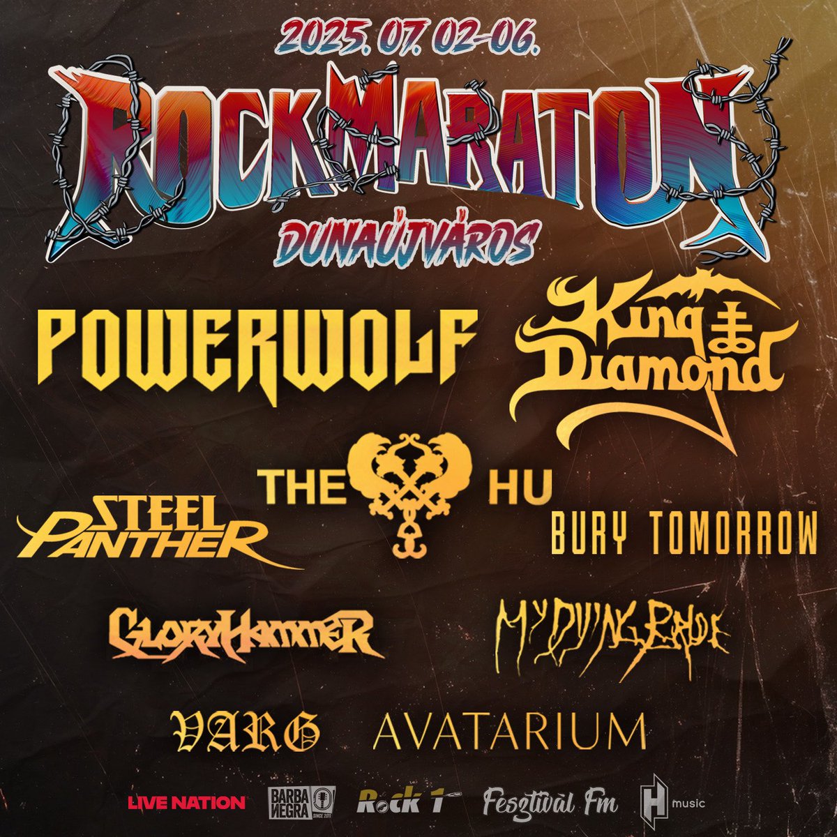 kingdiamond's tweet image. King Diamond will cancel tonight’s show at Rockmaraton due to strep throat, and has been ordered by the doctor to rest and is unable to perform. King will do his best to rest and heal so that the tour may continue, until then Stay Heavy..