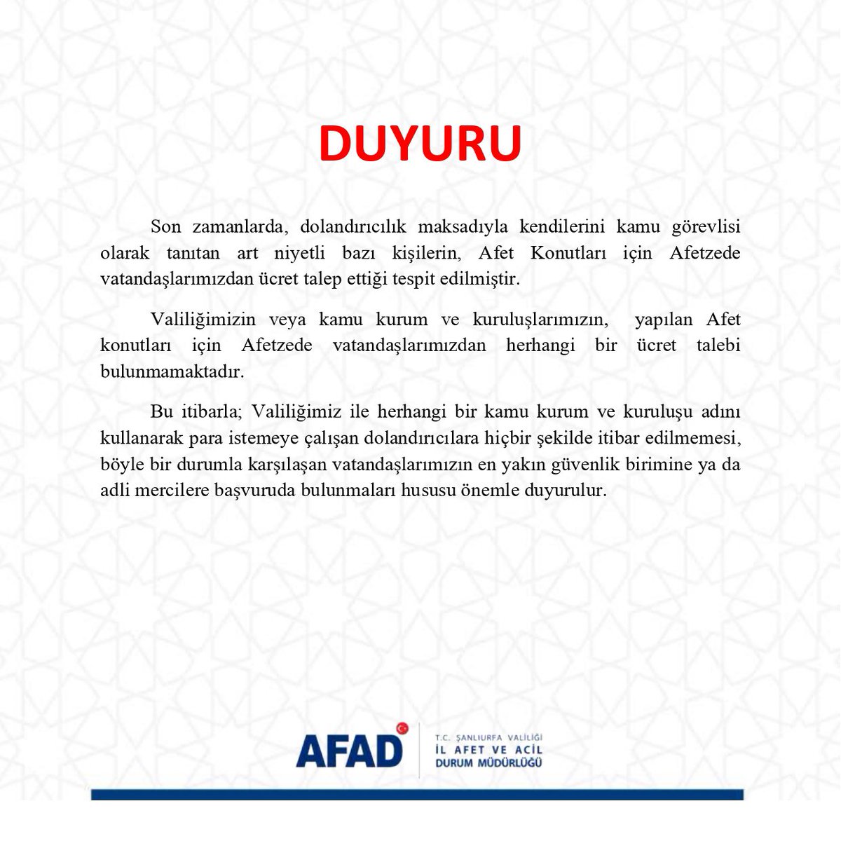 DUYURU ❗️

<a href="/UrfaValiligi/">T.C. ŞANLIURFA VALİLİĞİ</a> <a href="/hasansildak/">Hasan ŞILDAK</a> <a href="/HarunResitHan/">Harun Reşit HAN</a>