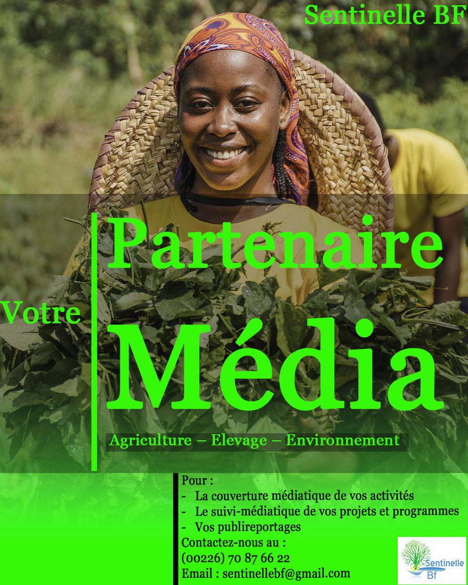 Engagés avec vous... 

Le faire avec vous...

👉🏾 sentinellebf.com ✅✅✅

#Agriculture #elevage #environnement