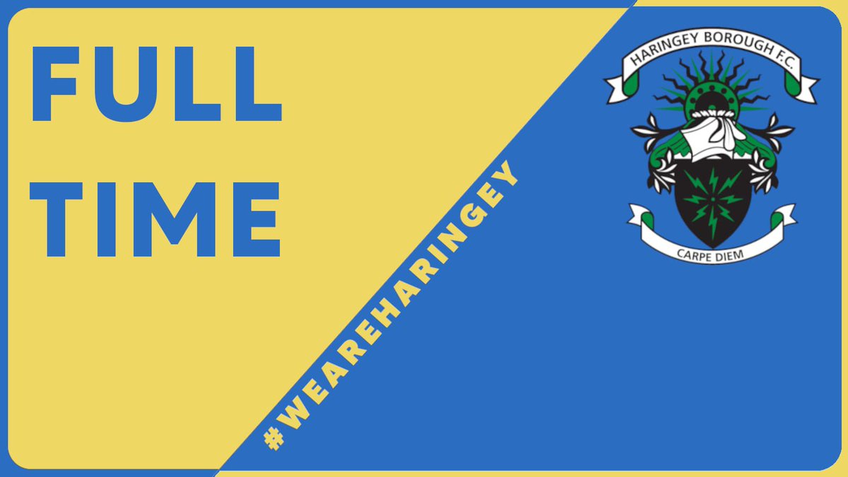 FULL TIME!

Some good minutes in for the boys!

Best of luck to <a href="/walthamabbeyfc/">Waltham Abbey Football Club</a> for the rest of their season! 

Haringey Borough 0
Waltham Abbey 4

#WeAreHaringey