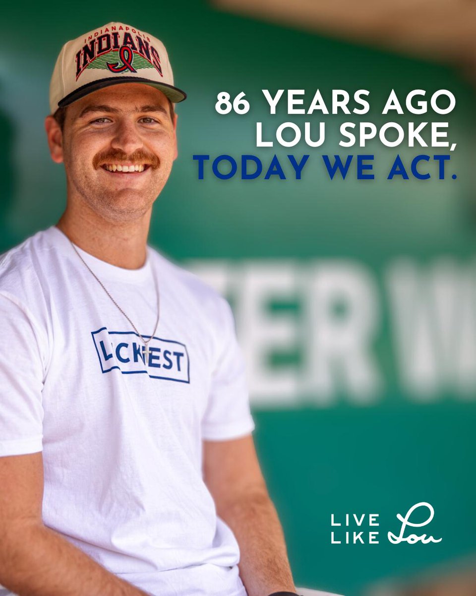 LiveLikeLou4's tweet image. Today is the final day to join the #LuckiestChallenge! Donate $86 or more to the Live Like Lou Foundation by July 5. Every donor will have a chance to win one of 40 exclusive "Luckiest" t-shirts. Spread the word!