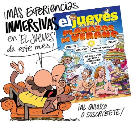 ¿Habéis ido a la movida esa inmersiva de Friends en Madrid? Pues gastaos mejor el dinero en pillar <a href="/eljueves/">El Jueves</a> de este mes que os cuento un poco cómo es esa y otras que me he inventado.