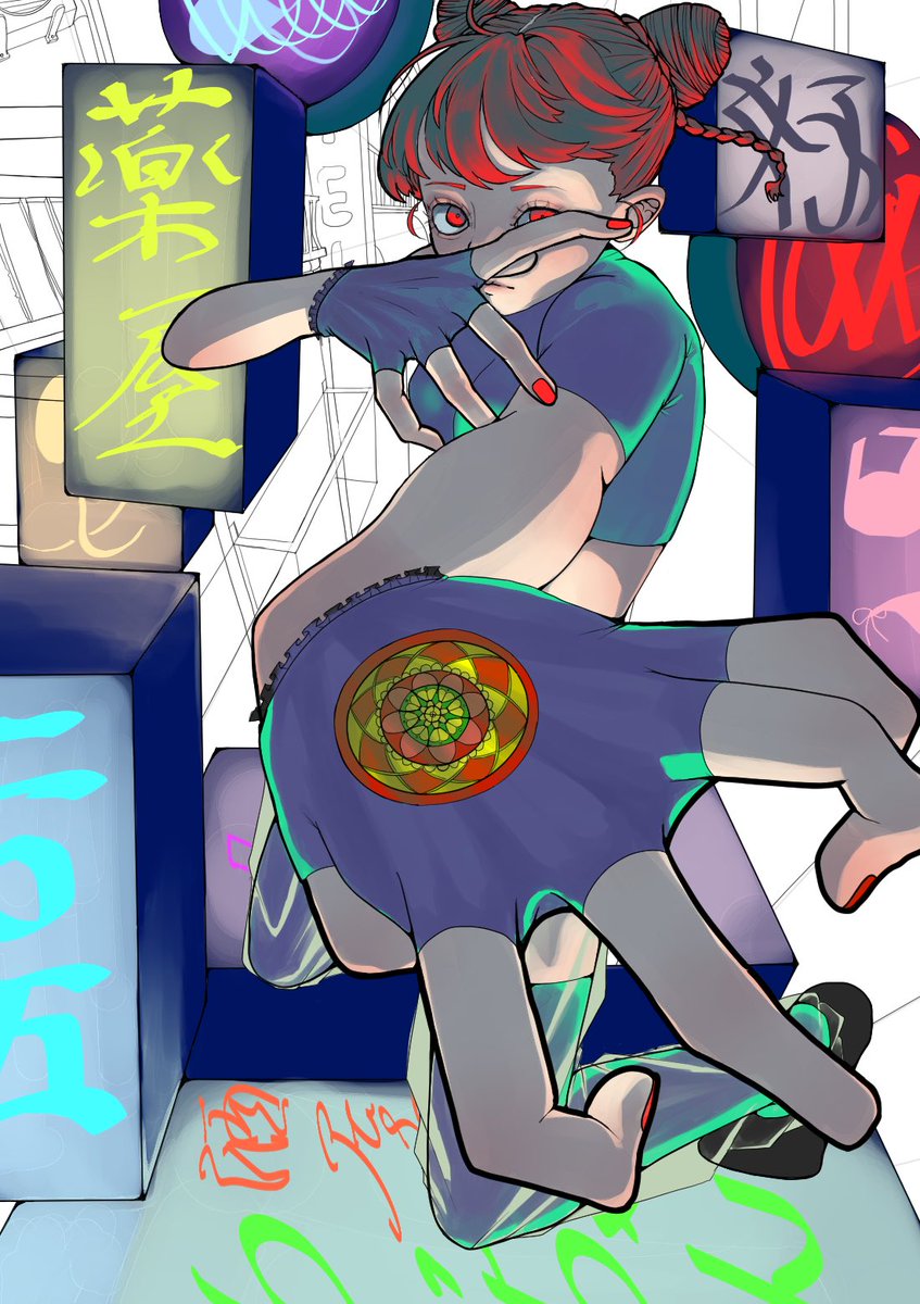 背景がんばる…おぎゃあ
#イラスト　#お絵描き　#背景頑張るつもり