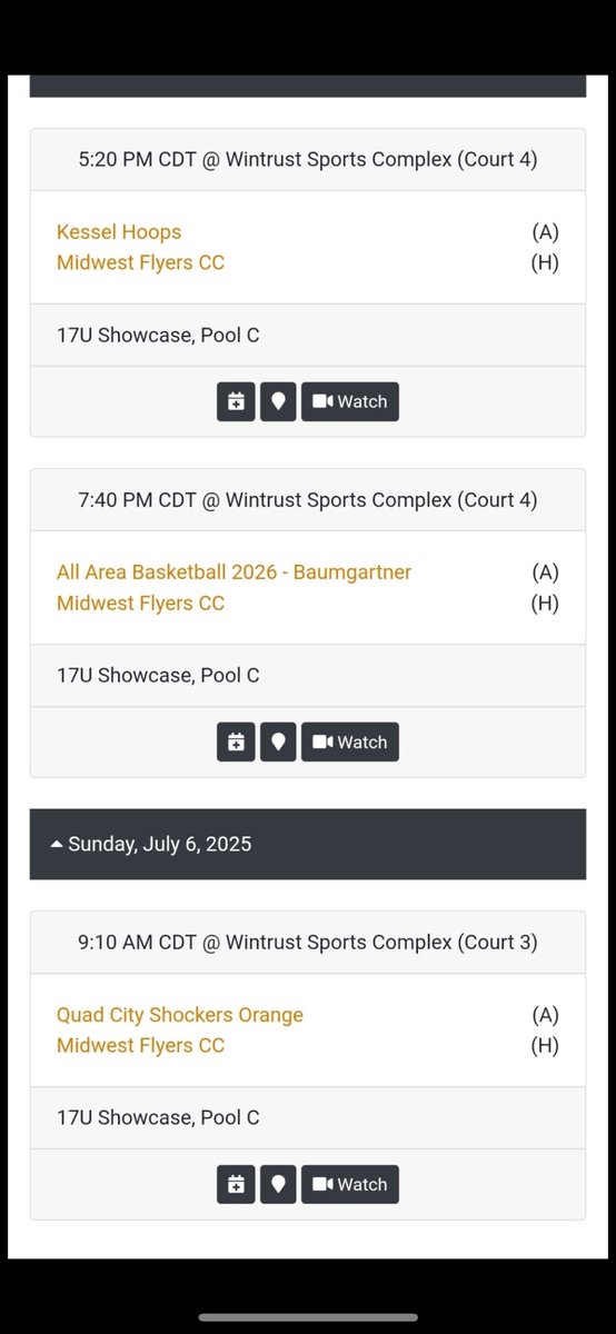 My schedule for the <a href="/madehoops/">MADE Hoops</a> summer clash