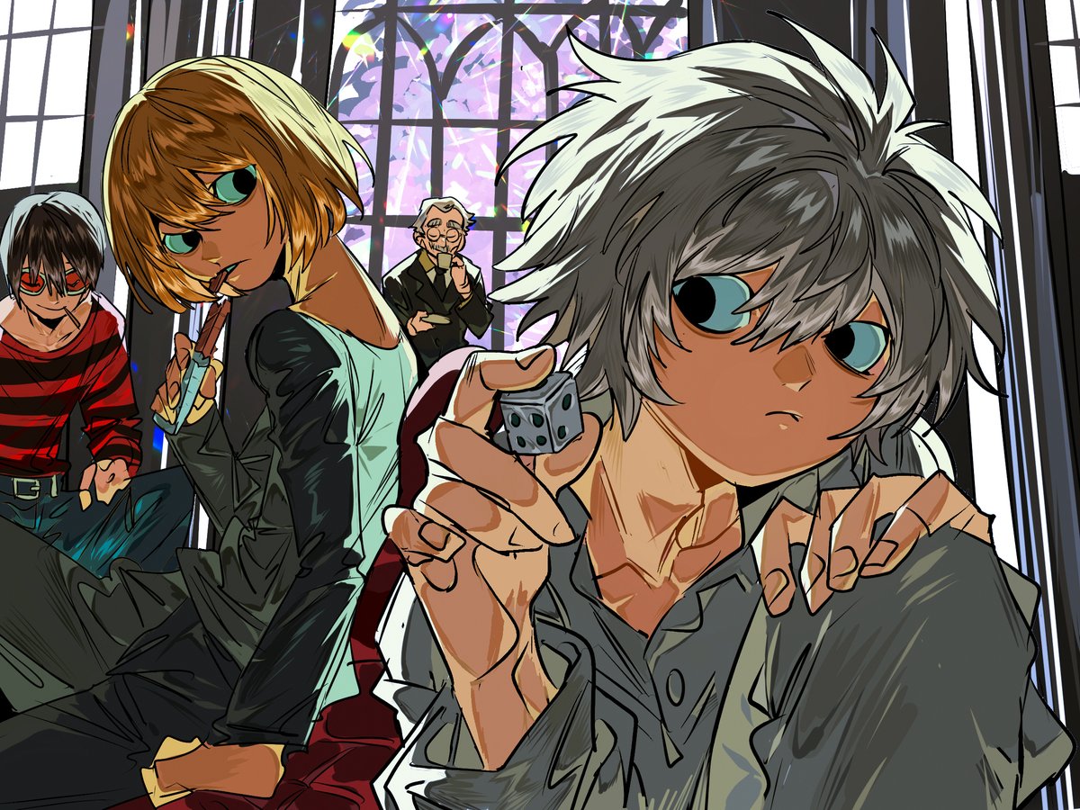 ichigo107256's tweet image. MNM  #DEATHNOTE  #Near #Mello #Matt