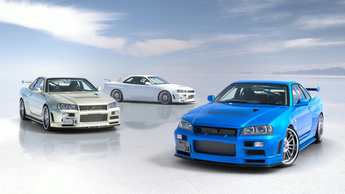NISMOフロントバンパーのNISSAN R34 GT-R V・spec Ⅱ Nür '02の