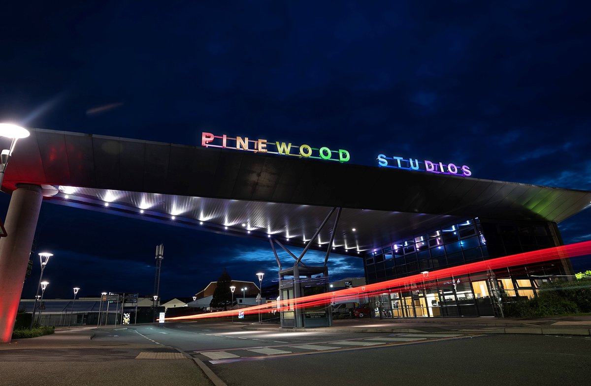 PinewoodStudios's tweet image. We wish all those celebrating across the globe a happy #Pride. All of our gatehouses are lit up at #PinewoodStudios #SheppertonStudios #PinewoodTorontoStudios