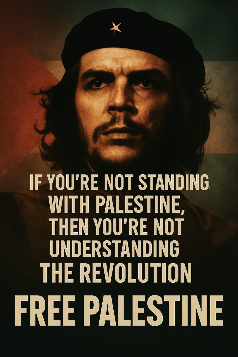 Cookiesmeme1's tweet photo. #FreePalestine #CheGuevara
#freedom #GazaGenocide #IsraelTerroristState #StandWithPalestine #CheQuotes
#IDFterrorists
If you don't stand with Palestine,
you don't understand revolution."
✨ Che Guevara✨🕊️ https://t.co/w47ptejAtL