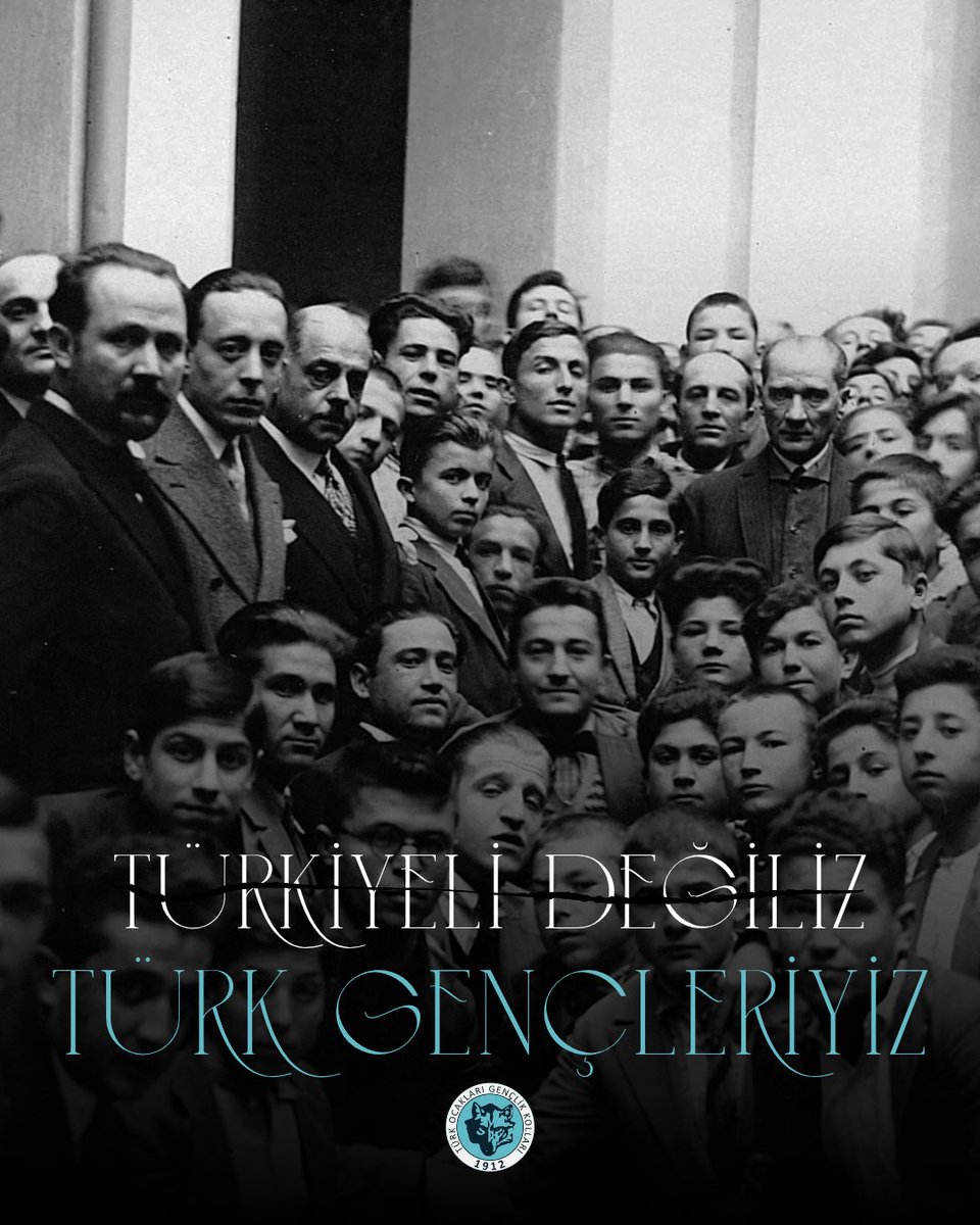 Türkiyeli değiliz,
Türk gençleriyiz.