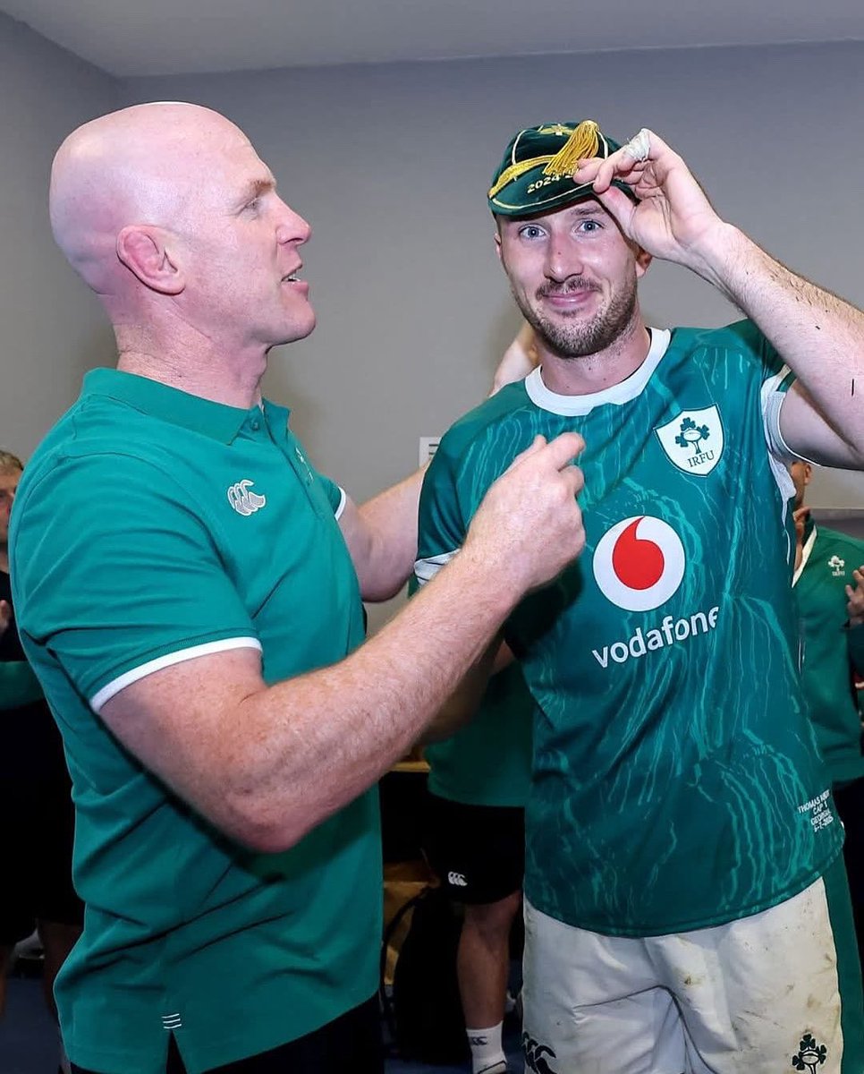 Shannon_RFC's tweet image. Congratulations to Tom Ahern @tom_ahern22 on his first @irishrugby cap! First of many we’re sure Tom! Well done on a great performance tonight 🇮🇪⚫️🔵☘️
📸: @irishrugby