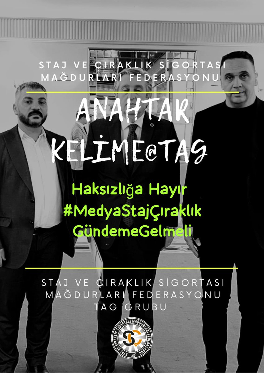 STAJ VE ÇIRAKLIK SİGORTASI MAĞDURLARI FEDERASYONU (@cirakstajfed) on Twitter photo Haksızlığa Hayır!
Medya Staj Çıraklık Gündeme Gelmeli..!
<a href="/Haberturk/">Habertürk</a>
<a href="/cnnturk/">CNN TÜRK</a>
<a href="/ihacomtr/">İhlas Haber Ajansı</a>
<a href="/ntv/">NTV</a>
<a href="/nowhaber/">NOW HABER</a>
<a href="/tv100/">TV100</a>
<a href="/dhainternet/">Demirören Haber Ajansı</a>
<a href="/tgrthabertv/">TGRT HABER</a>
<a href="/showanahaber/">Show Ana Haber</a>
<a href="/HaberGlobal/">Haber Global</a>
<a href="/startv/">STAR TV</a>
<a href="/KanalD/">Kanal D</a>
<a href="/startvhaber/">Star Ana Haber</a>
<a href="/trthaber/">TRT HABER</a>
<a href="/halktvcomtr/">Halk TV</a>
<a href="/cine1tv/">CİNE1</a>
<a href="/trt1/">TRT 1</a>
<a href="/KRTCANLI/">KRT TV</a>
<a href="/tele1comtr/">Tele1 TV</a>
<a href="/HaberGlobal/">Haber Global</a> Haksızlığa Hayır!
Medya Staj Çıraklık Gündeme Gelmeli..!
<a href="/Haberturk/">Habertürk</a>
<a href="/cnnturk/">CNN TÜRK</a>
<a href="/ihacomtr/">İhlas Haber Ajansı</a>
<a href="/ntv/">NTV</a>
<a href="/nowhaber/">NOW HABER</a>
<a href="/tv100/">TV100</a>
<a href="/dhainternet/">Demirören Haber Ajansı</a>
<a href="/tgrthabertv/">TGRT HABER</a>
<a href="/showanahaber/">Show Ana Haber</a>
<a href="/HaberGlobal/">Haber Global</a>
<a href="/startv/">STAR TV</a>
<a href="/KanalD/">Kanal D</a>
<a href="/startvhaber/">Star Ana Haber</a>
<a href="/trthaber/">TRT HABER</a>
<a href="/halktvcomtr/">Halk TV</a>
<a href="/cine1tv/">CİNE1</a>
<a href="/trt1/">TRT 1</a>
<a href="/KRTCANLI/">KRT TV</a>
<a href="/tele1comtr/">Tele1 TV</a>
<a href="/HaberGlobal/">Haber Global</a>