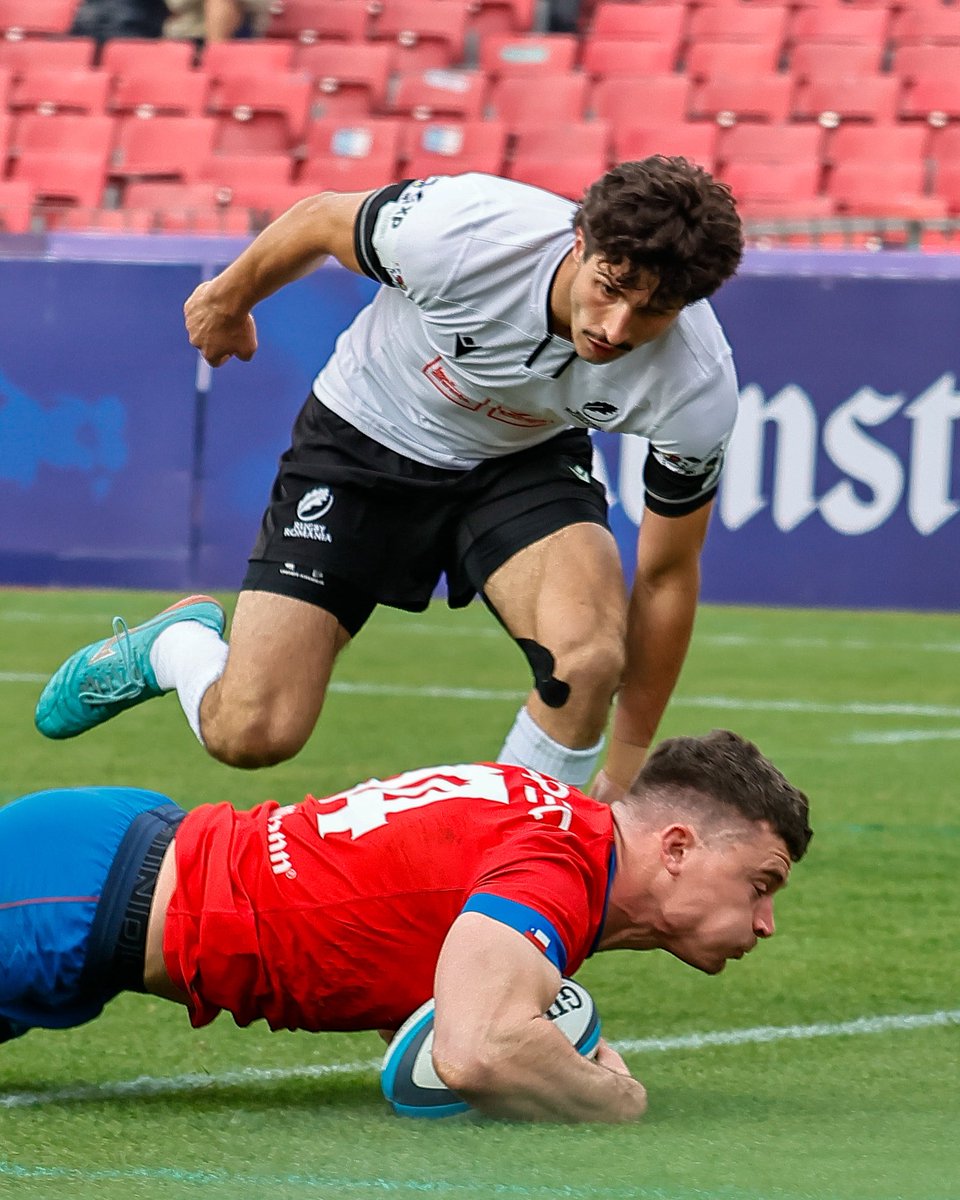 ¡TRIUUUNFAZO! 🇨🇱🏉🦾

Los “Cóndores” 🇨🇱 se mandaron un PARTIDAZO en el Estadio Nacional 🏟️ para superar por primera vez en su historia a Rumania 🇷🇴 (40-16).

Con un alto nivel en todas sus líneas 🔥, el quince nacional batió a un equipo con vasta experiencia mundialista y suma