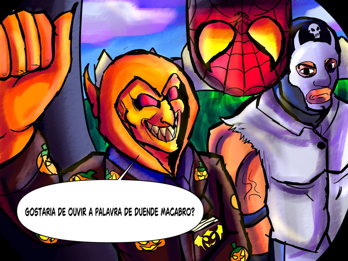 AzazelFenixz's tweet image. ARTE OFICIAL PARA ESPALHAR A PALAVRA DO DUENDE MACABRO
feito por:@DrawVieira