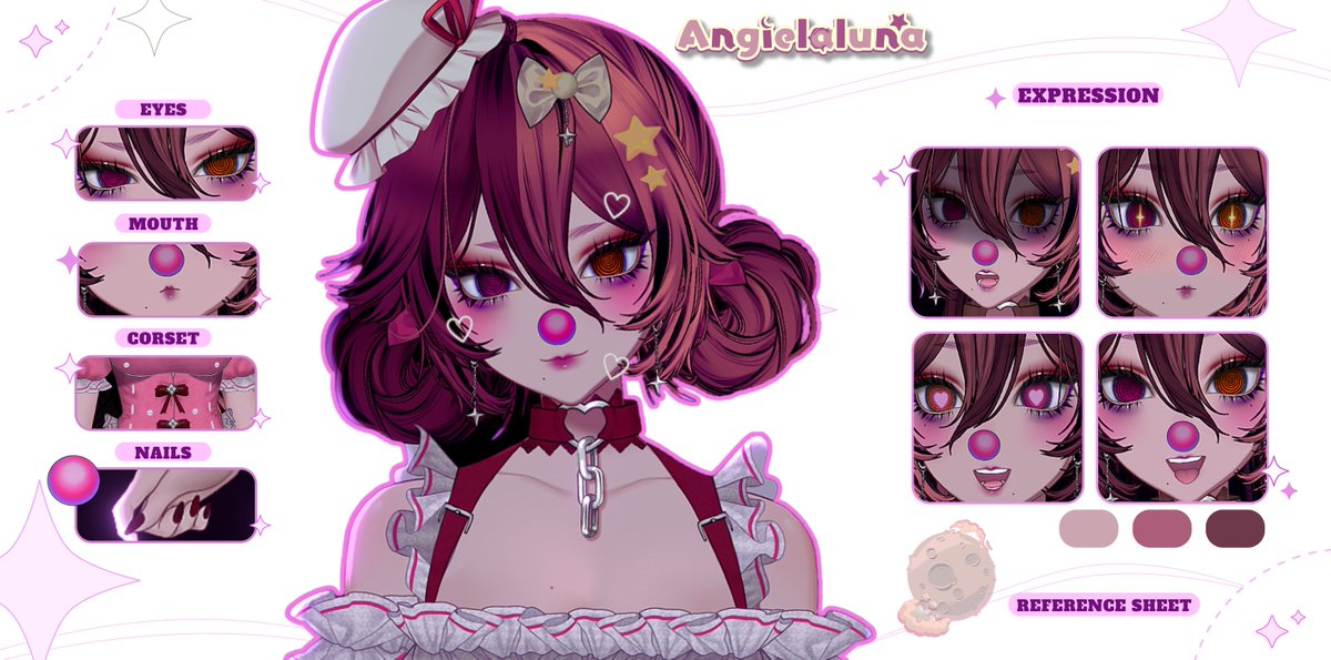 AngieLaLuna2's tweet image. โโ
โ ๐๐ฉ๐ช๐๐๐ง ๐๐๐๐๐ง๐๐ฃ๐๐ ๐๐๐๐๐ฉ โโ
โ
Hidey-ho! Guess who's back bitches &lt;3
Hello everybody, my name is Angie! I am a vintage clown who has too much adrenaline ;-;
โModel @/suiika___
โ
Sheet @/Karutapr0ject
โ Art #LaLunart
#ENVtuber #Vtuber