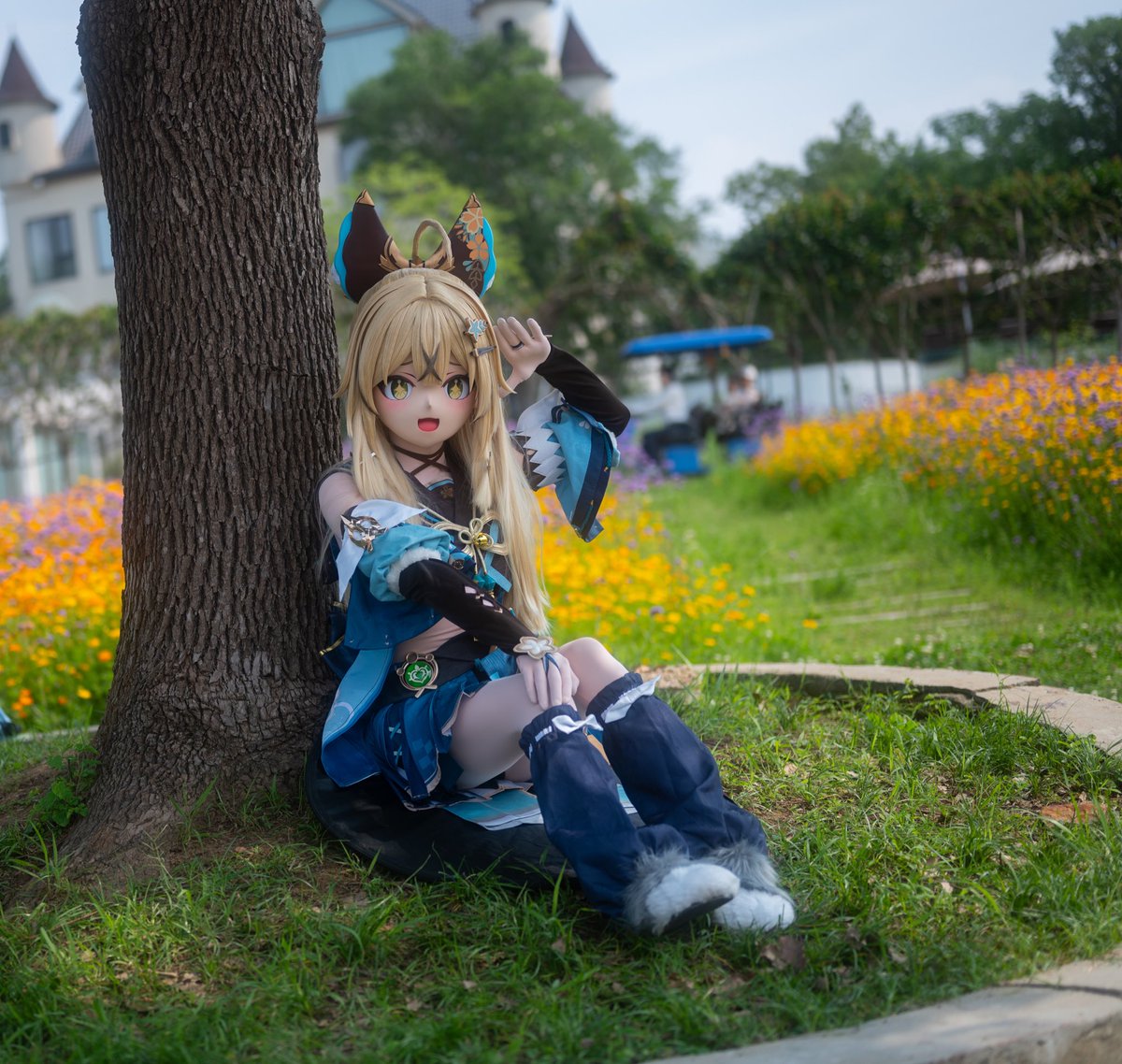 📷：<a href="/bailubailubai/">白鹿鹭</a> 
#kigurumi #GenshinImpact #原神 #绮良良 #Kirara #綺良々