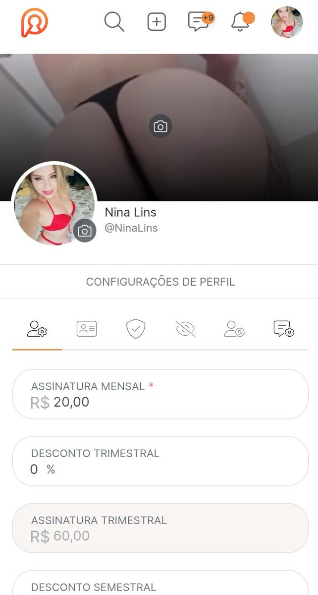 PROMOÇÃO DE HOJE 🚨

Apenas 20,00 reais pra assinar meu Privacy hoje ate às 00:00 e lembrando que assinante novo ganha aquele mimo bem gostoso de boas vindas assina e me chama lá no CHAT do PRIVACY pra receber o seu mimo 🎁🧡
privacy.com.br/Profile/NinaLi…