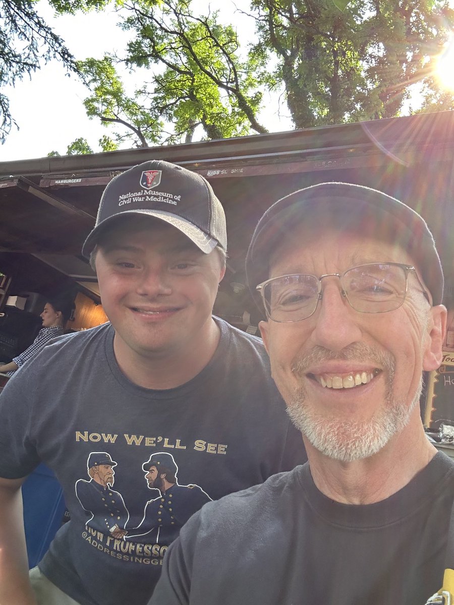 TomMcMillan63's tweet image. With my friend Joey, a great Civil War historian and reenactor