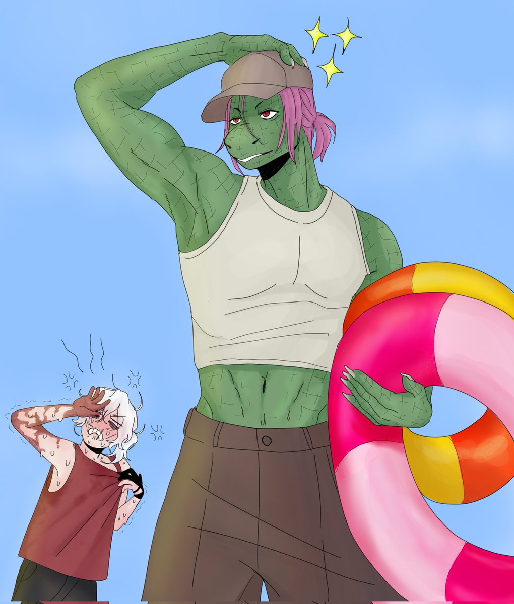 KateSliff's tweet image. ☀️😎
#bnha #spinner #shigaraki #spinneraki #art