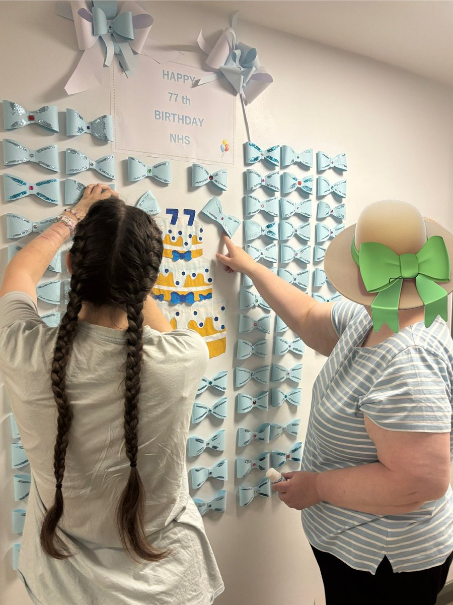 Janet Melia (@janetmelianhs) on Twitter photo Happy Birthday NHS!! 77 years old!! Our ladies created, some amazing displays to celebrate. 77 Blue Bows!!!ππ
#TeamTaylor <a href="/sodelafo/">David Milligan-Croft</a>
<a href="/PennineCareNHS/">Pennine Care NHS FT</a> <a href="/clwalne/">Clare louise</a>
<a href="/KateMeskell/">Kate Meskell</a> <a href="/Gabbydunne/">Gabby</a>
<a href="/DannyTheLove/">Danny Love</a> <a href="/annHallamNhs/">Ann π</a>
<a href="/Lydia69274885/">Lydia</a> <a href="/longtallbrett/">Brett</a>
<a href="/AmberMoores3/">Amber Moores</a> <a href="/AntHassallNHS/">Anthonyhassallnhs</a> Happy Birthday NHS!! 77 years old!! Our ladies created, some amazing displays to celebrate. 77 Blue Bows!!!ππ
#TeamTaylor <a href="/sodelafo/">David Milligan-Croft</a>
<a href="/PennineCareNHS/">Pennine Care NHS FT</a> <a href="/clwalne/">Clare louise</a>
<a href="/KateMeskell/">Kate Meskell</a> <a href="/Gabbydunne/">Gabby</a>
<a href="/DannyTheLove/">Danny Love</a> <a href="/annHallamNhs/">Ann π</a>
<a href="/Lydia69274885/">Lydia</a> <a href="/longtallbrett/">Brett</a>
<a href="/AmberMoores3/">Amber Moores</a> <a href="/AntHassallNHS/">Anthonyhassallnhs</a>