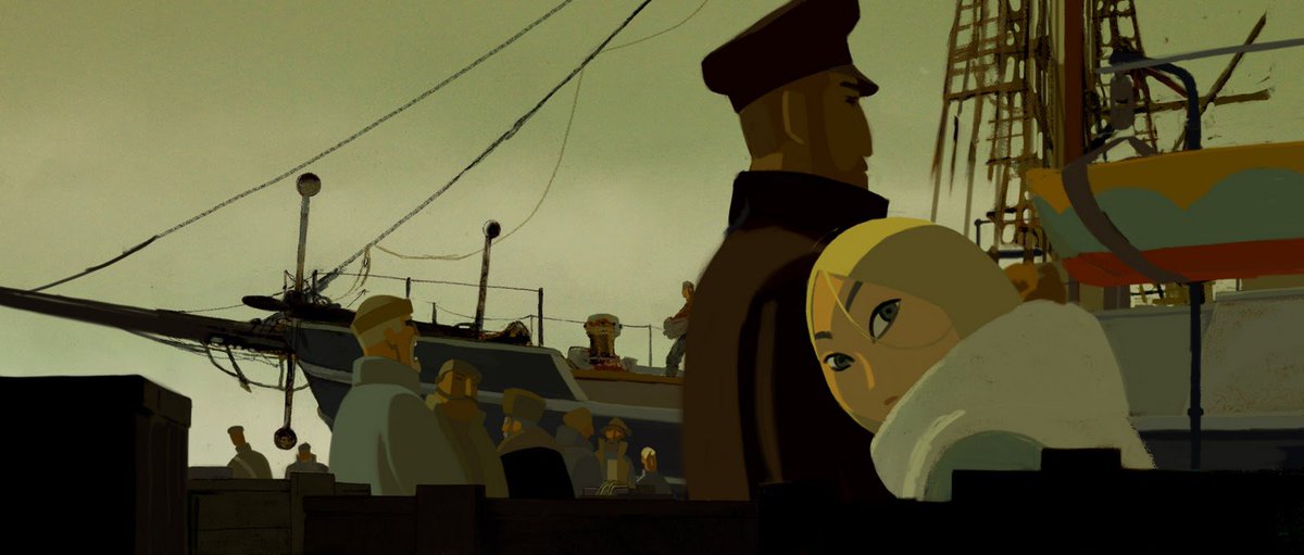 ani_obsessive's tweet image. Concept art for Long Way North (2015), dir. Rémi Chayé, Sacrebleu Productions