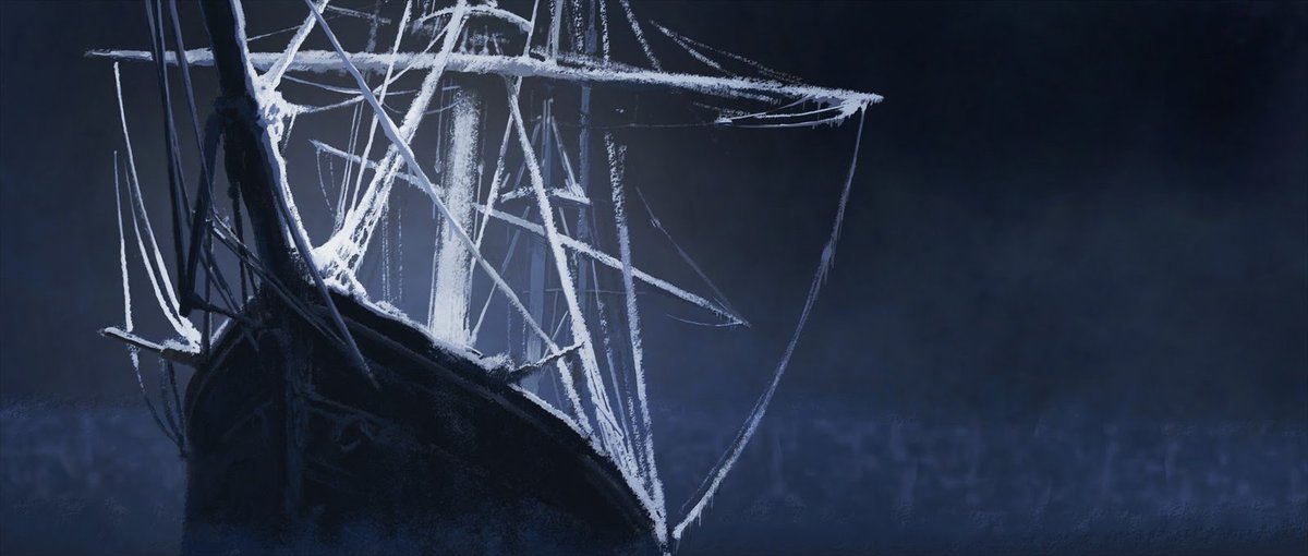 ani_obsessive's tweet image. Concept art for Long Way North (2015), dir. Rémi Chayé, Sacrebleu Productions