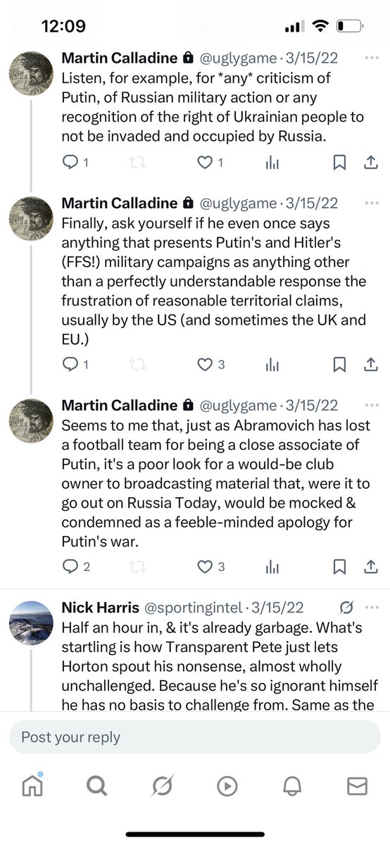 Horton is not a credible individual