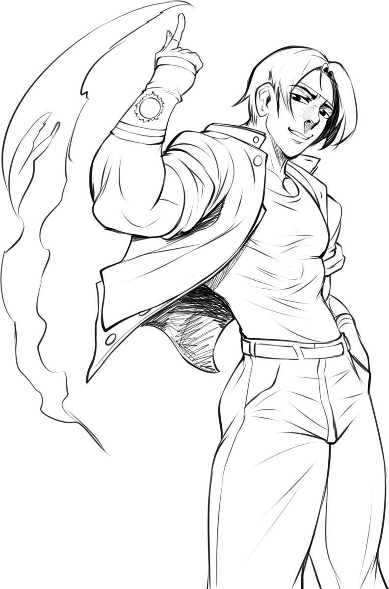 kyo kusanagi sketch