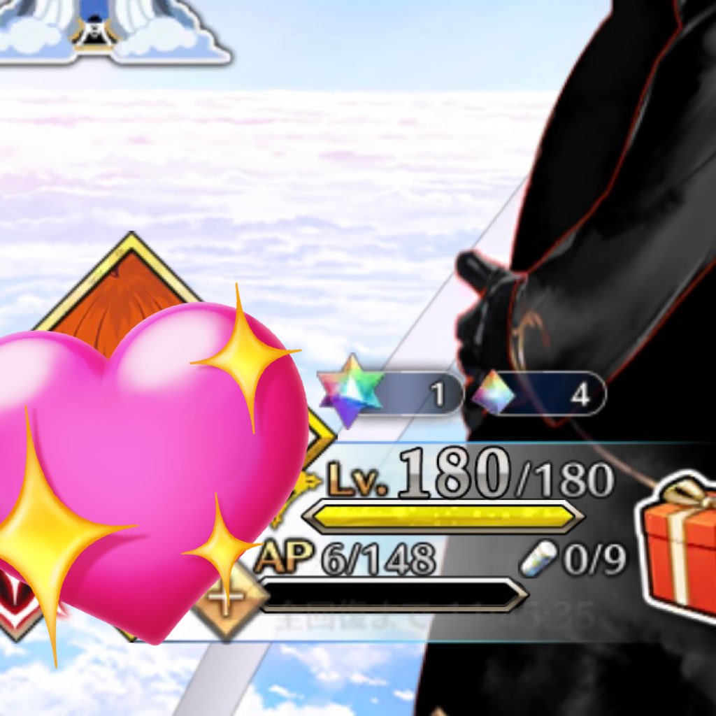 やっとマスターレベル180達成！！！

石の数は見ない方針で💦
#FGO