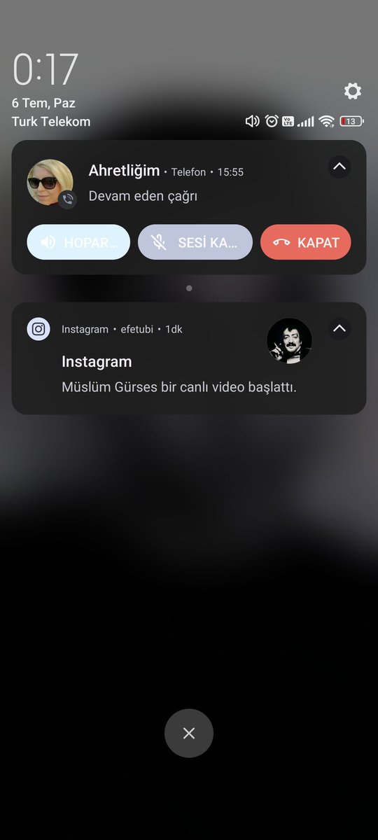 Elim ayağım titredi bu nasıl bildirim 🙄😅 #müslümgürses