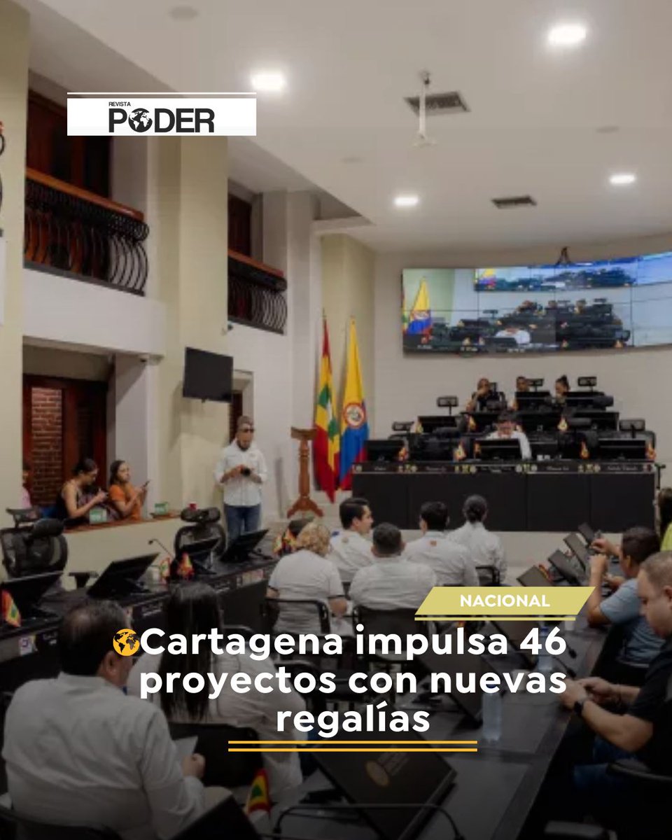 prensa_pod48573's tweet image. #NoticiaNacional / El Concejo de Cartagena aprobó 22 proyectos con regalías, incluyendo el Distrito Creativo, modernización del SITM y Centro de Bienestar Animal. También se apoyan iniciativas para comunidades afro e indígenas. #NoticiasPoder #RevistaPoder