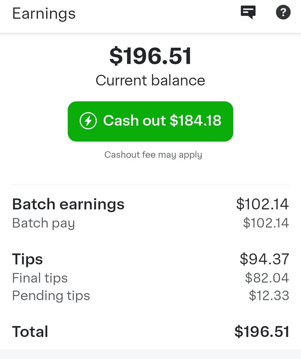 The grim reality of 2025 gig work in most markets...two Benjamins a week is a nice kicker on top of a full time salary but don't quit your day job, kids.