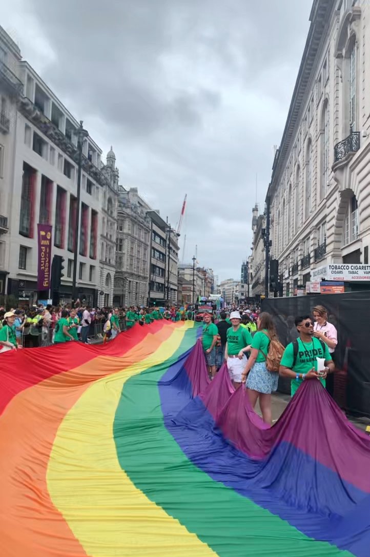 Had an amazing day at #PrideinLondon today! 🌈