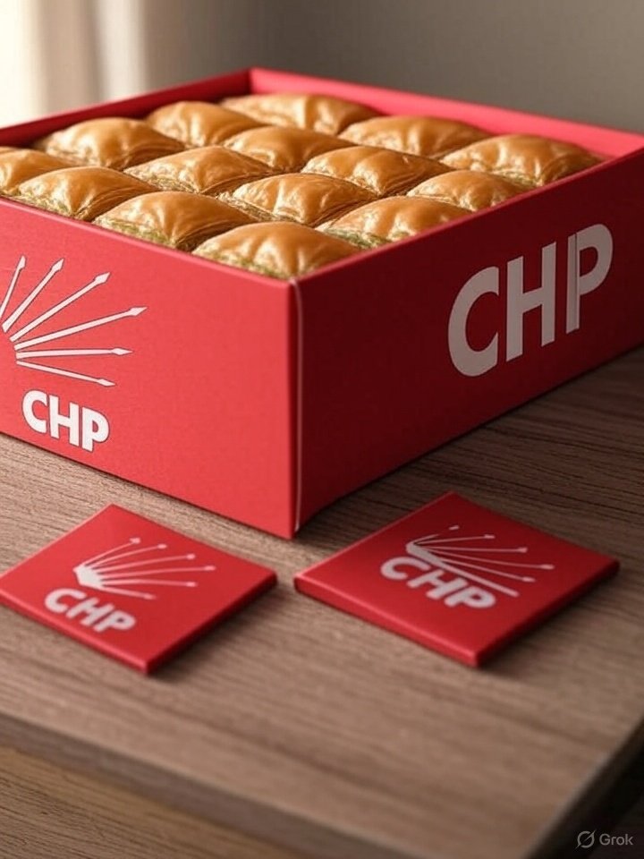 CHP BAKLAVALARI İFTİHARLA SUNAR
CHP seçildiği her il ve ilçeye baklava fabrikası açmış.