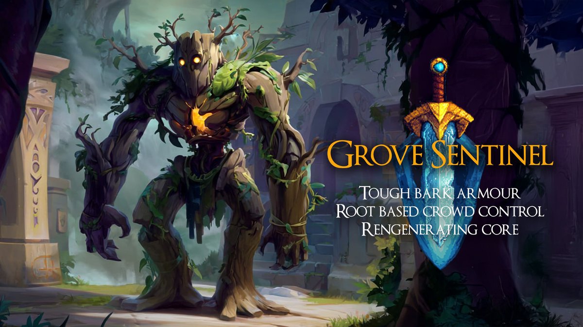 EldritchWars's tweet image. Meet the Grove Sentinel, one of our early boss designs for the City of Nature. See how it evolved from a sketch to a full-blown pixel-art beast.
#MobileGaming #MMORPG #GameArt @VendettaGamesHQ